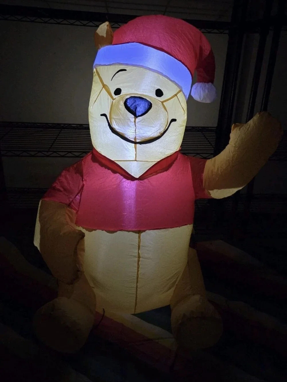Gemmy Disney Winnie the Pooh 3.5FT Airblown Inflatable Christmas Yard Decor
